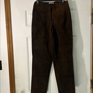 Bagatelle Women's size 8 Leather pants 100% Leather Pants in Rich Brown